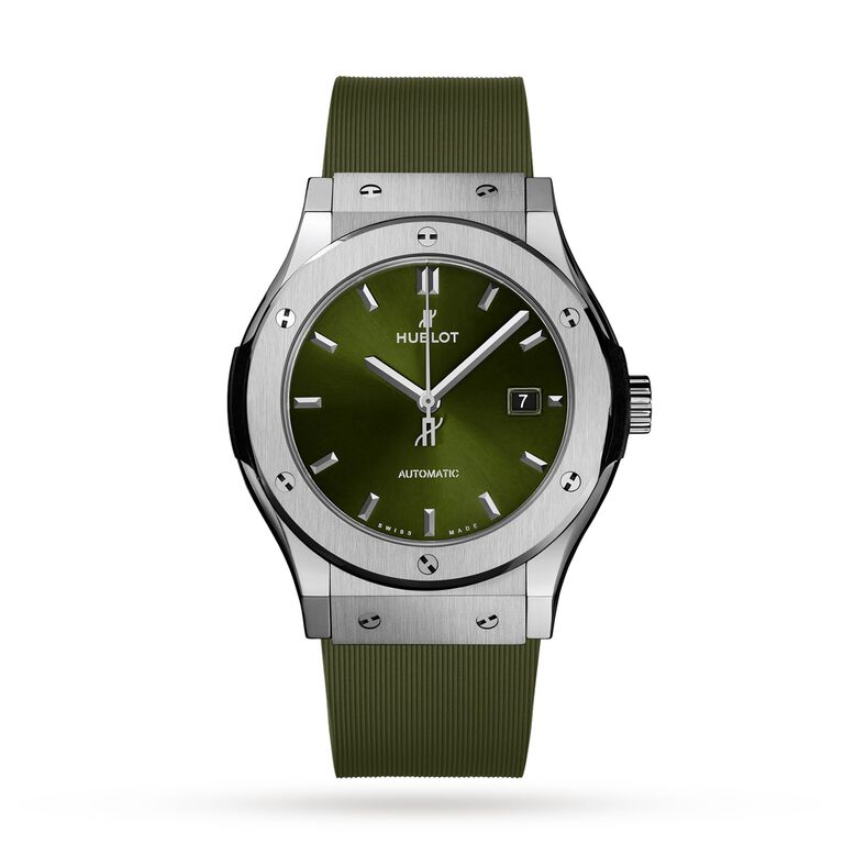 Classic Fusion Titanium Green 42mm, , hi-res