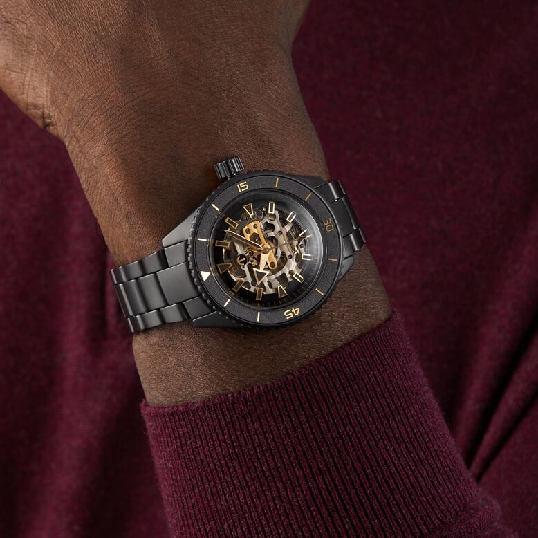 Captain Cook Ceramic Skeleton 43mm Mens Watch - Limited Edition, , hi-res