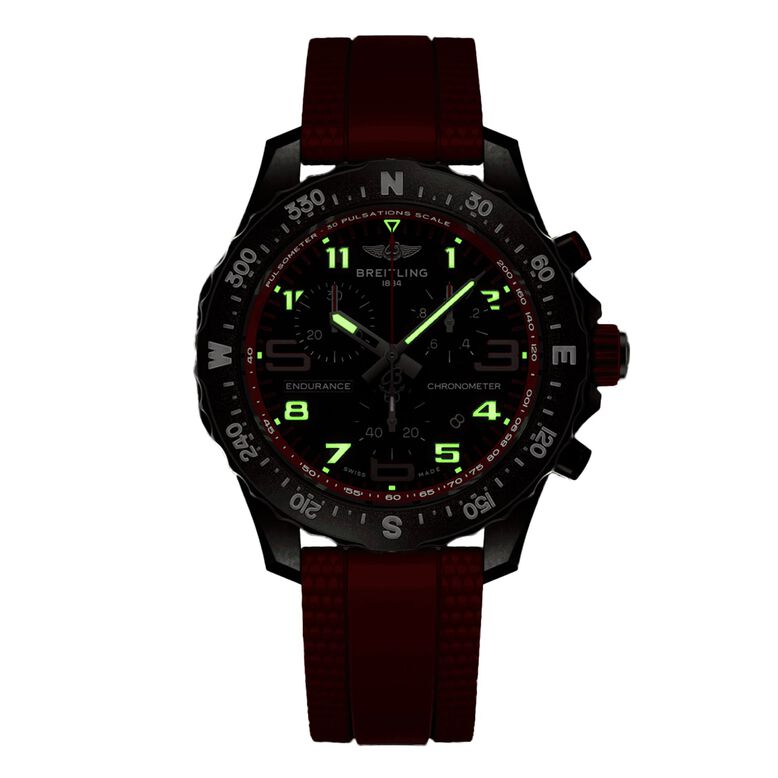 Endurance Pro 38mm Unisex Watch Red Rubber, , hi-res