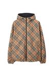 Reversible Check Hooded Jacket