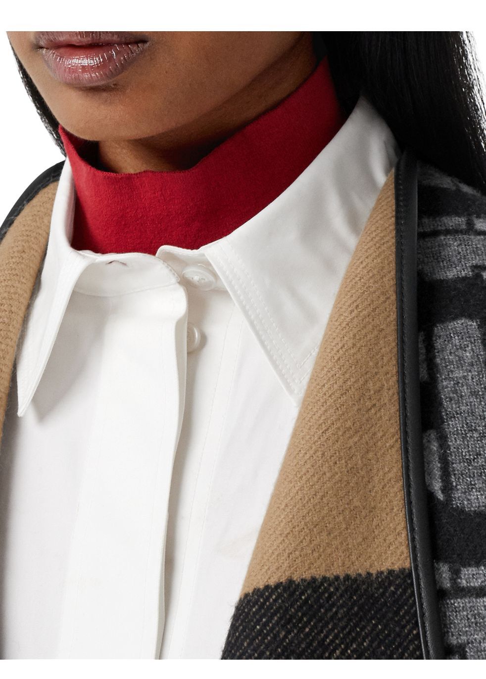 Monogram Wool Cashmere Jacquard Cape