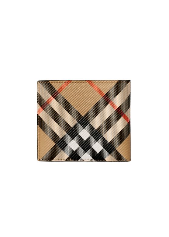 Check Bifold Coin Wallet, , hi-res