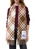 Check Cashmere Scarf, , hi-res
