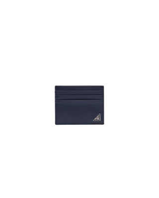 Saffiano leather card holder