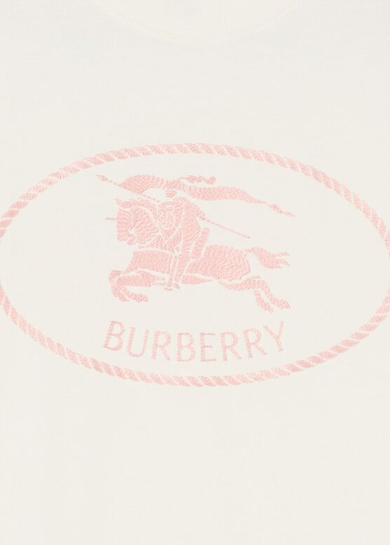 Knight Stamp Cotton T-shirt, , hi-res