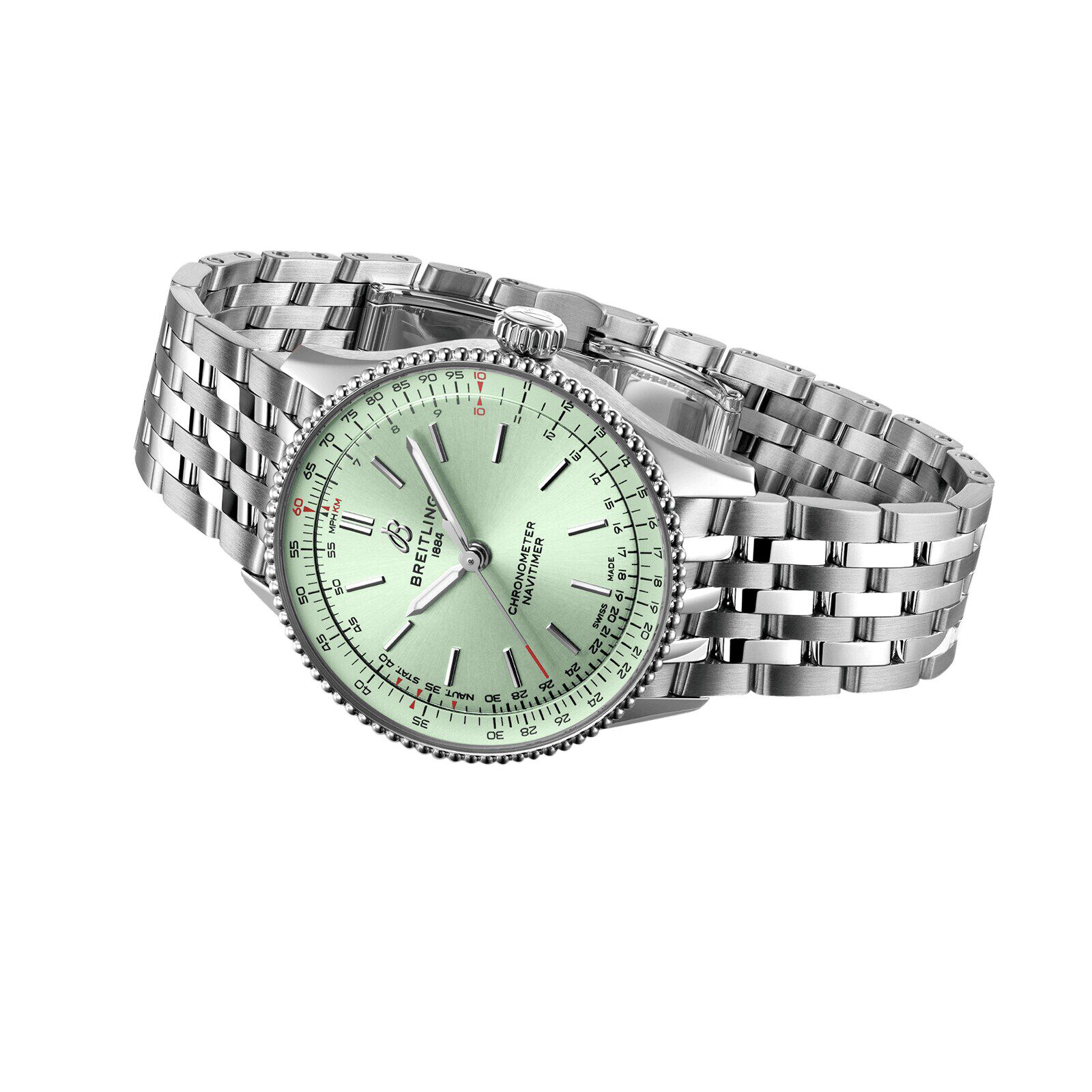 Navitimer 36mm Ladies Watch Green