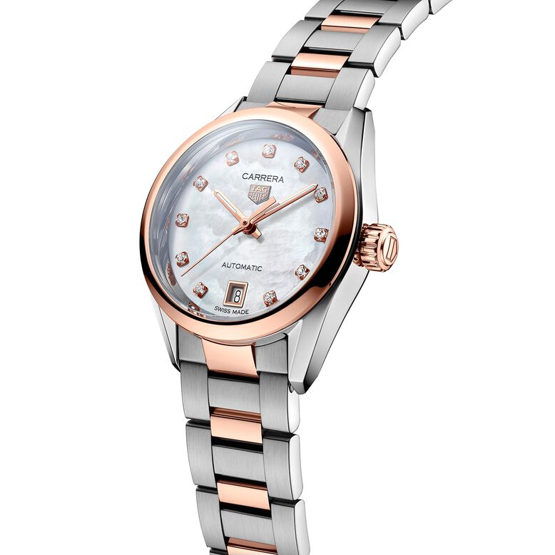 Carrera 29mm Bicolour Ladies Watch, , hi-res