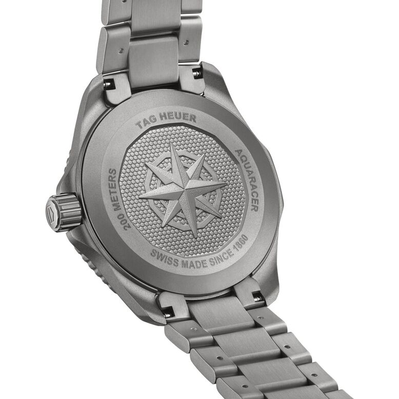 Aquaracer Professional 200 Solargraph 40mm Mens Watch Titanium, , hi-res