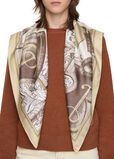 Etched Knight Silk Scarf, , hi-res