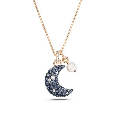 Luna Lady Necklace White Crystal