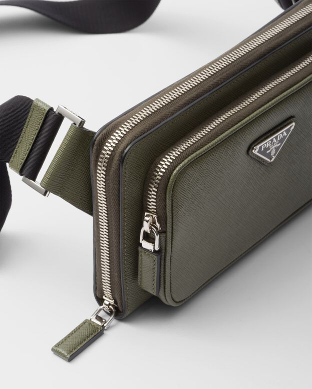Saffiano leather belt bag, , hi-res