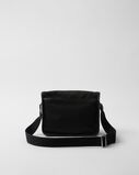 Re-Nylon and Saffiano leather shoulder bag, , hi-res