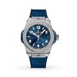 Big Bang One Click Steel Blue Diamonds Automatic 39mm, , hi-res