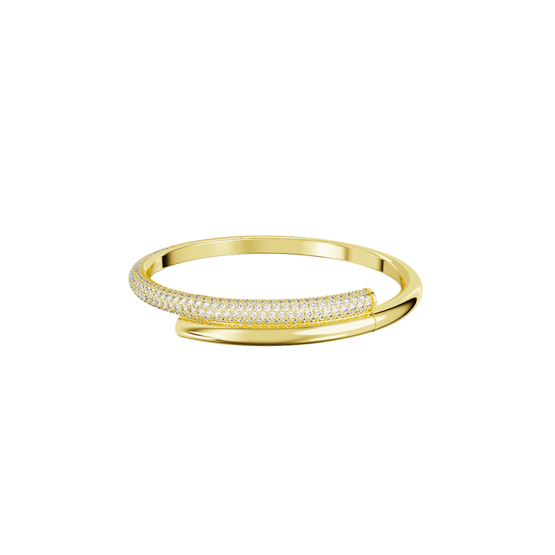 Dextera Gold Bangle - White Gold, , hi-res