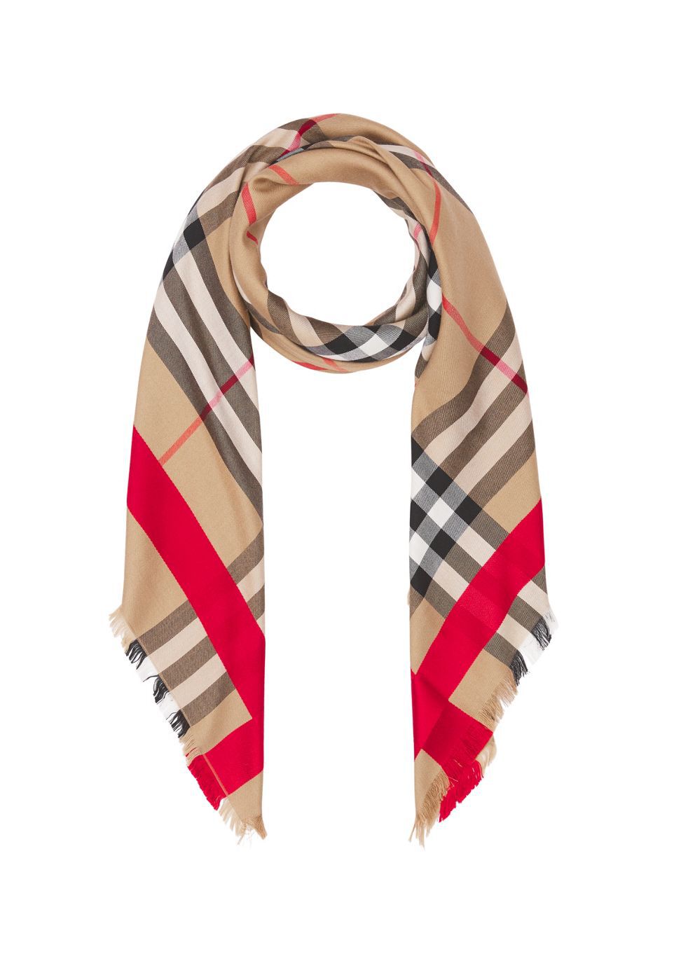 Burberry Icon Stripe And Logo Graphic Silk Square Scarf Hats Scarves  Heathrow Boutique | Rl Luxury- Silk Square Scarf-color:one Size R |  
