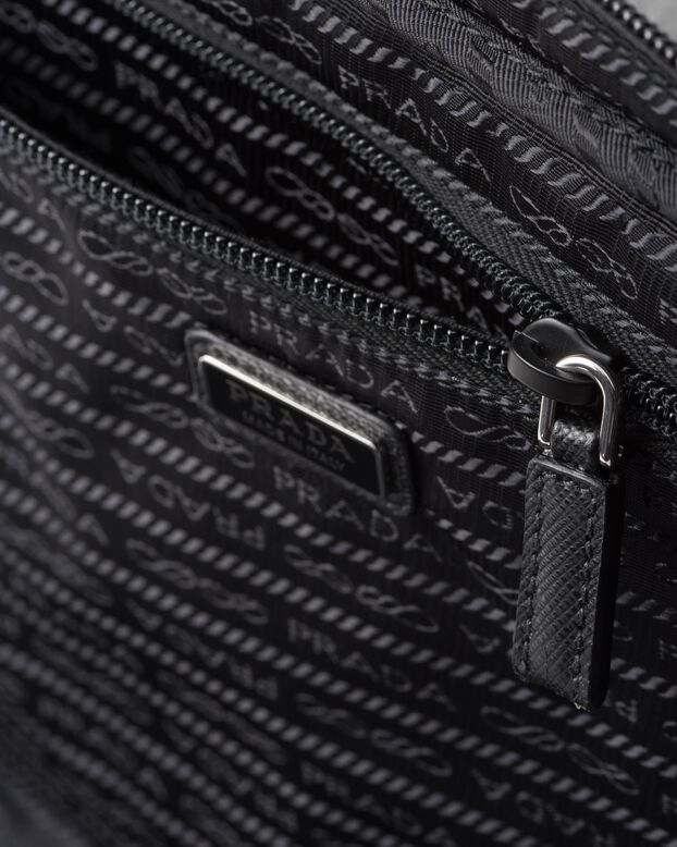 Large Re-Nylon zipper pouch, , hi-res