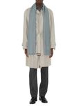 Wide Check Wool Silk Scarf, , hi-res