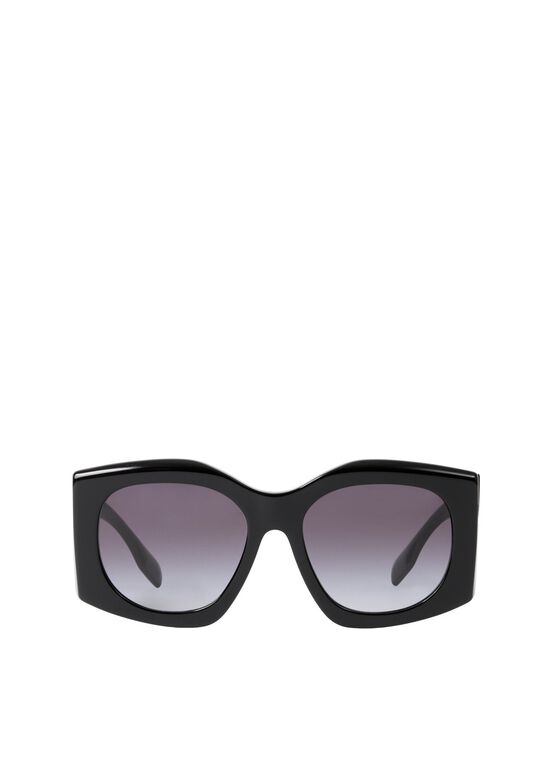 Oversized Geometric Frame Sunglasses, , hi-res
