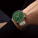 Navitimer B01 Chronograph 43mm Dark Green Dial Mens Watch Exclusive to The Watches Of Switzerland Group, , hi-res
