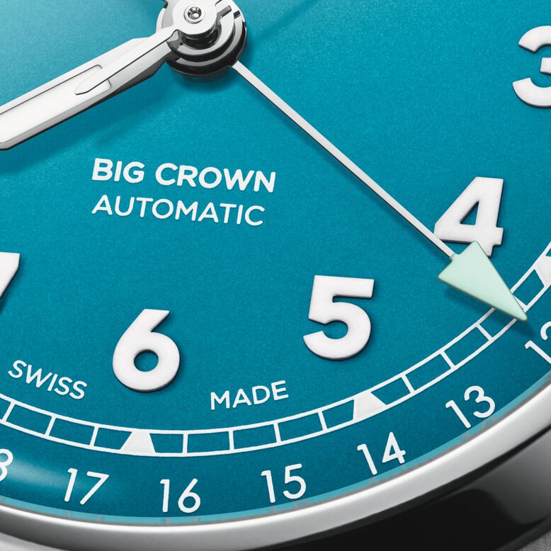 Big Crown Pointer Date 40mm Mens Watch Blue, , hi-res