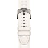 T-Touch Connect Sport 44mm Unisex Watch Black With White Silicone Strap, , hi-res