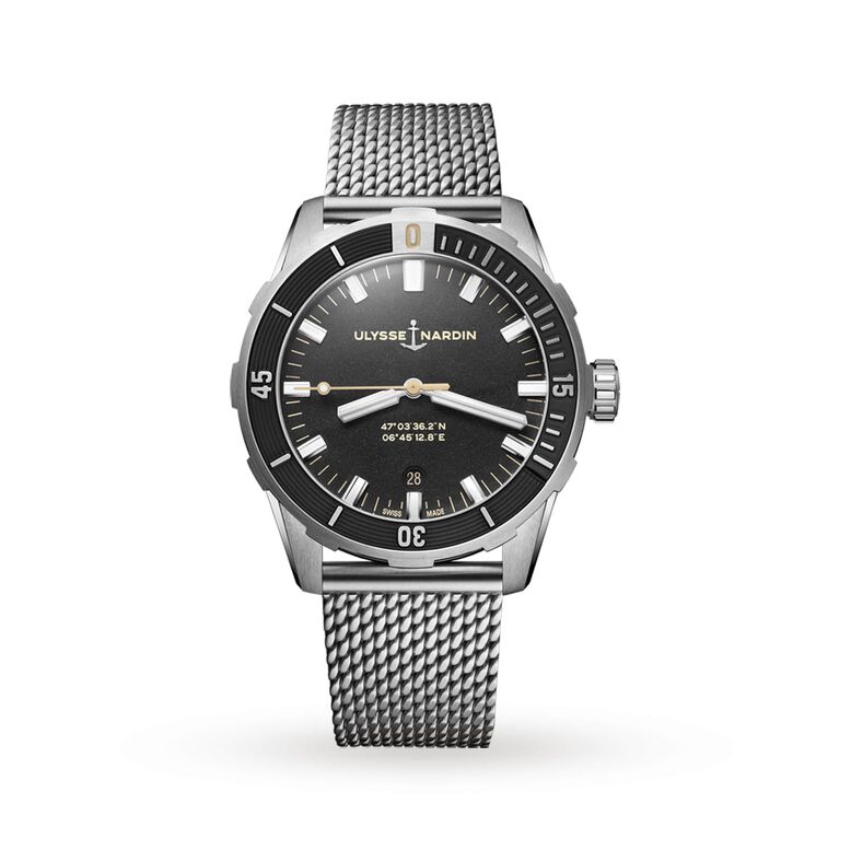 Diver 42mm Stainless Steel Case And Bezel, , hi-res