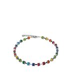 Geocube Multi-Coloured Crystal Necklace - Multicolour