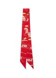 Skinny Watercolour EKD Silk Scarf, , hi-res
