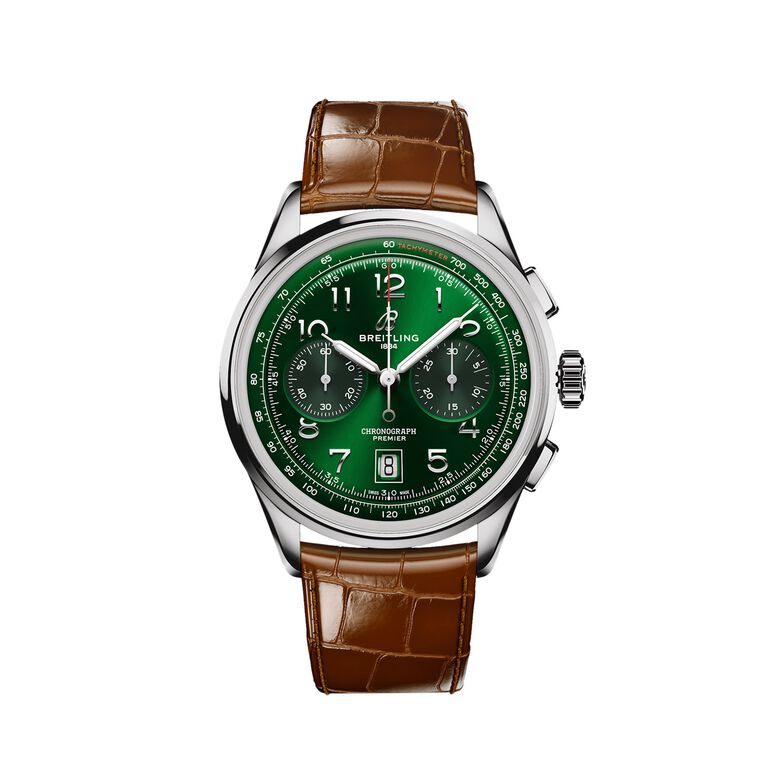 Premier B01 Chronograph 42mm Mens Watch Green, , hi-res