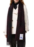Check Alpaca Wool Scarf, , hi-res