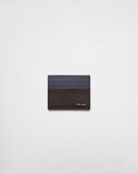 Saffiano leather card holder, , hi-res