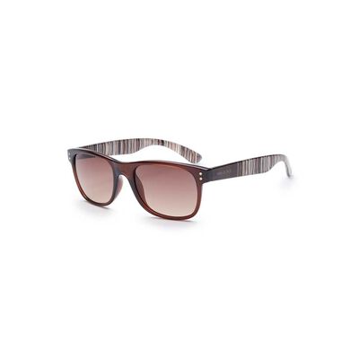 Wave Shiny Brown Sunglasses F253