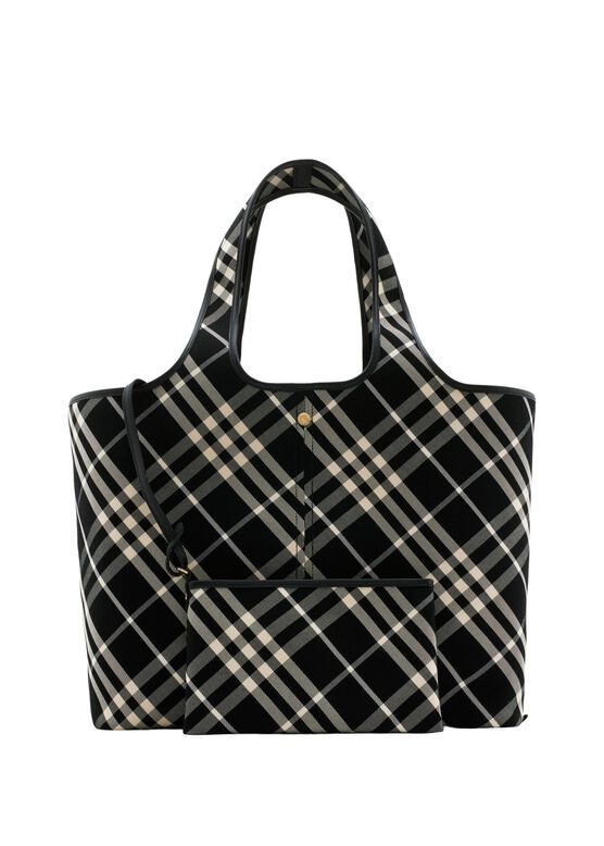 Medium Check Tote, , hi-res