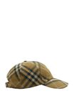 Check Cotton Baseball Cap