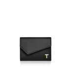Tiffany T Wallet in Black Leather