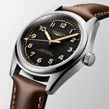 Spirit Pilot 3 Hands 39mm Mens Watch Leather Black, , hi-res