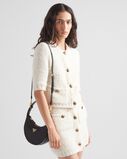 Prada Arqu&eacute; small Re-Nylon and brushed leather shoulder bag, , hi-res