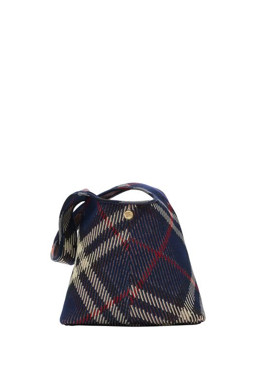 Small Check Knitted Shoulder Bag, , hi-res
