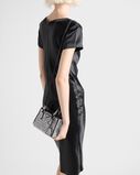 Prada Galleria satin micro-bag with decorations, , hi-res