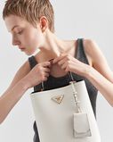 Medium Saffiano Leather Prada Panier Bag, , hi-res