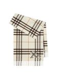 Wide Cross Stitch EKD Check Cashmere Scarf, , hi-res