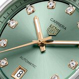 Carrera Date 36mm Ladies Watch Green Diamond Dot, , hi-res