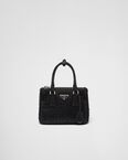 Prada Galleria satin mini-bag with crystals