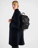 Re-Nylon and Saffiano leather backpack, , hi-res