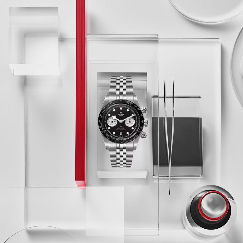 Black Bay Chrono 41mm Steel Case Steel Bracelet, , hi-res