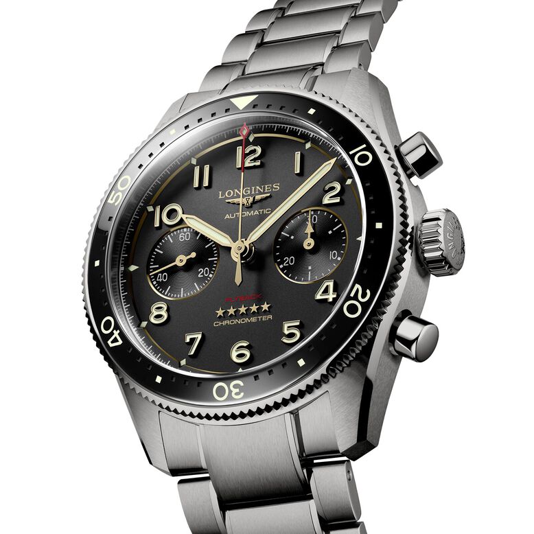 Spirit Flyback Titanium 42mm Mens Watch Grey, , hi-res