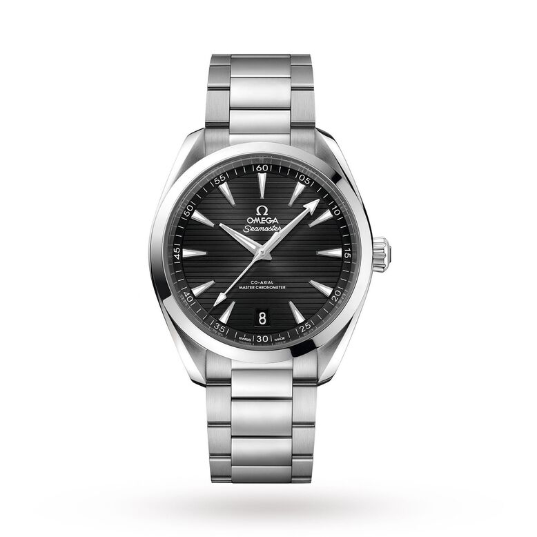 Seamaster Aqua Terra 150M Mens Black Dial 41mm Automatic Co-Axial Watch, , hi-res