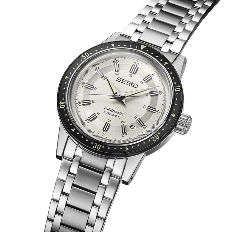 Presage Style 60s Limited Edition 39.5mm Mens Watches Champagne, , hi-res