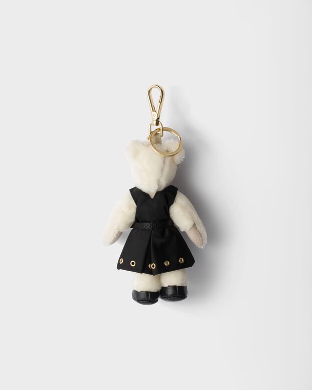 Teddy keychain charm, , hi-res