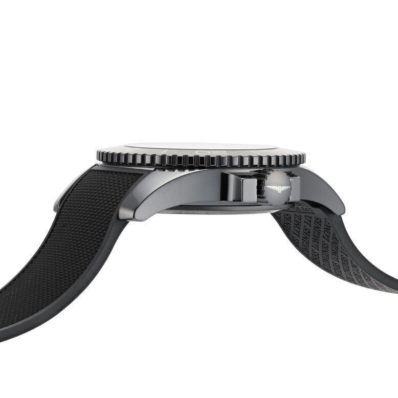 All-black Ceramic Hydroconquest 43mm Automatic Mens Watch, , hi-res
